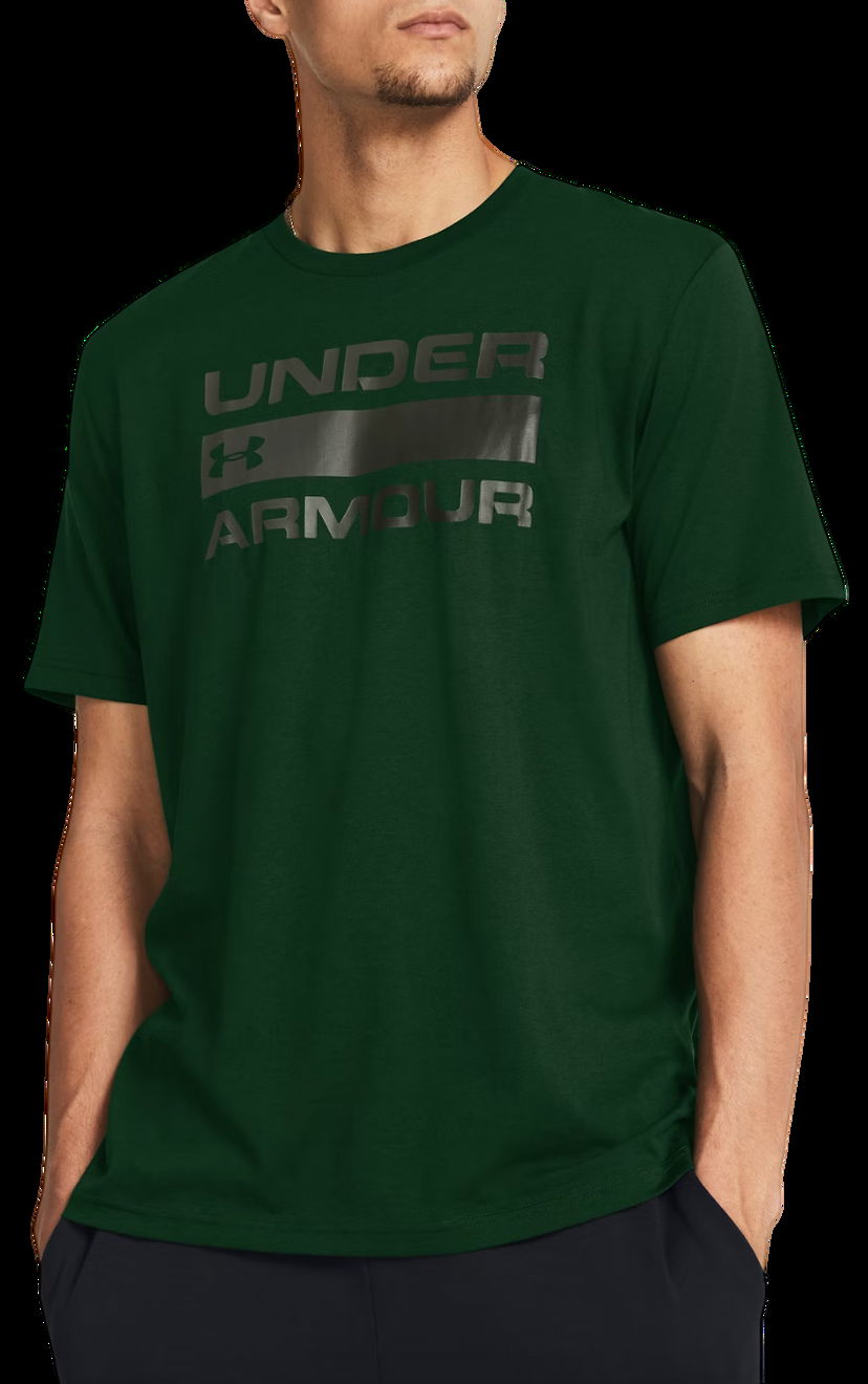 Тениска Under Armour Wordmark T-Shirt Зелено | 1329582-301