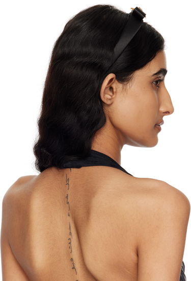 Значка Versace Versace Gianni Ribbon Headband Черно | 1014906_1A10921_1B00F, 2