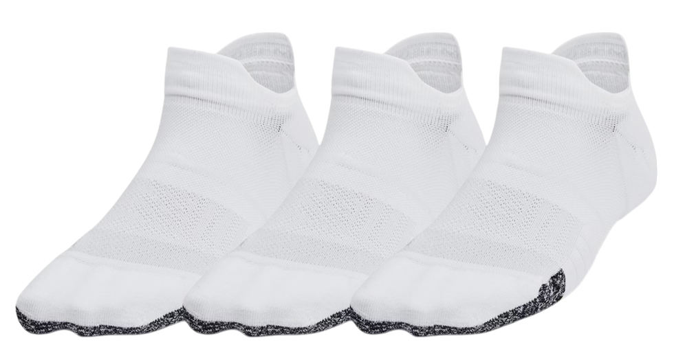 Чорапи Under Armour Breathe 3-Pack No-Show Tab Training Socks Бяло | 1387052-100, 0