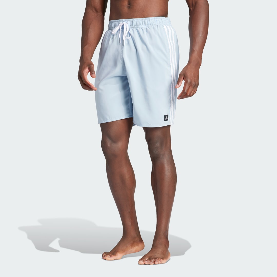 Бански adidas Performance Sportswear 3-Stripes CLX Swim Shorts Тюркоазено | IR9428, 0