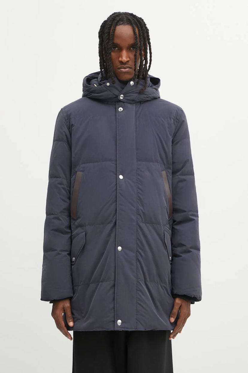 Пухо яке Paul Smith Paul Smith Hooded Winter Padded Jacket Тъмно синьо | M1R.652Z.T02806