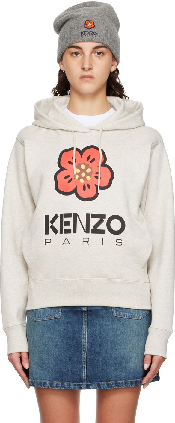 Суитчър KENZO Paris Boke Flower Hoodie Сиво | FD62SW0634ME, 0