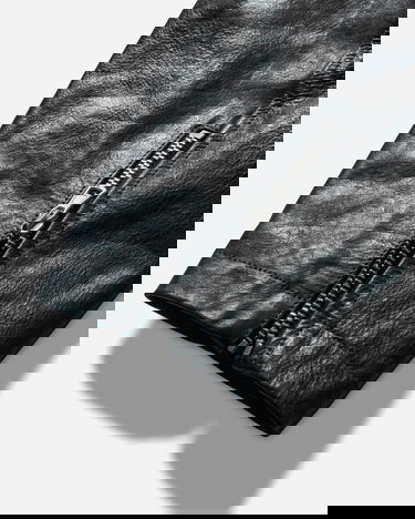 Яке C.P. Company Slam Jam Leather Mille Jacket with Goggle Hood Черно | 19CSOW700S 001, 8