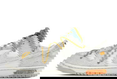 Кецове и обувки Nike Off-White x Dunk Low "Lot 34 of 50" Бяло | DJ0950-102, 1