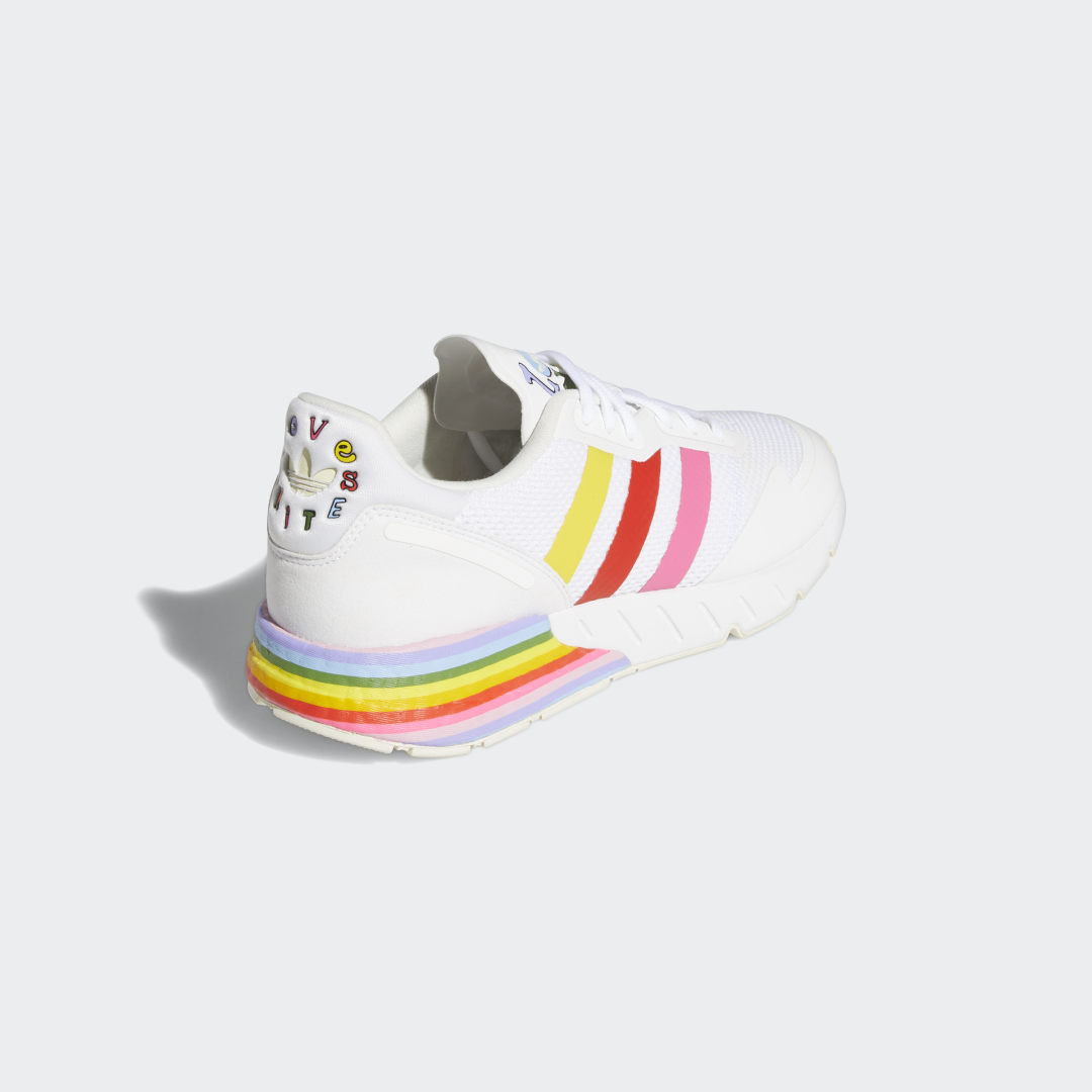 Кецове и обувки adidas Originals ZX 1K Boost Pride Бяло | GW2418, 1