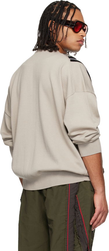 Пуловер Martine Rose Martine Rose Multi Stripe Zip Up Crew Sweater Многоцветен | 979YA09714, 2