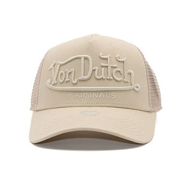 Шапка с козирка Von Dutch Von Dutch Trucker Riverside Twill Cap Бежово | VD-7030854, 1