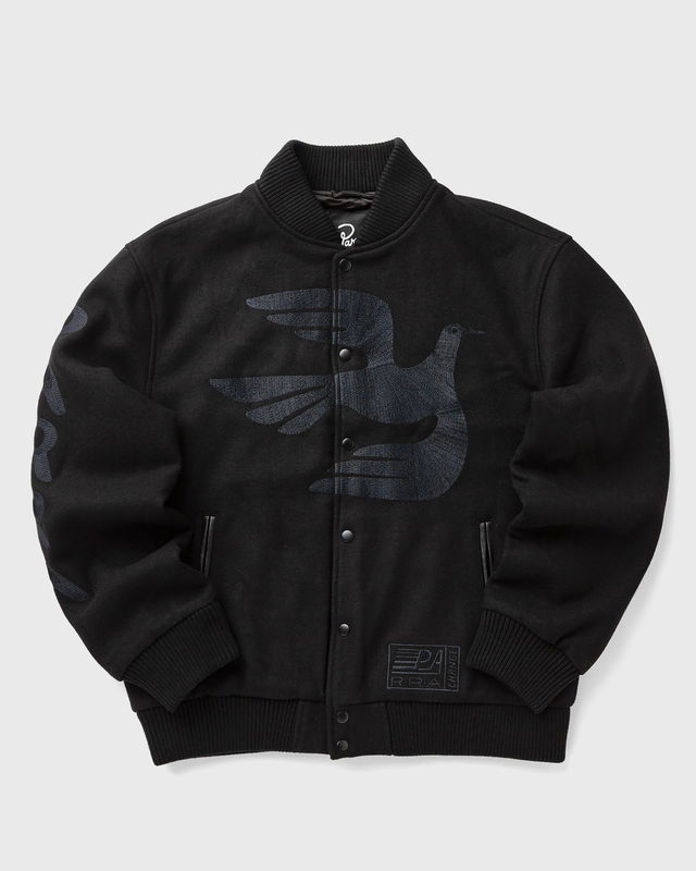 Embroidered Flying Bird Varsity Jacket