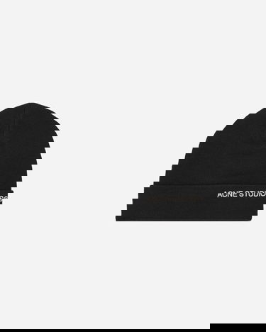 Шапка Acne Studios Embroidered Logo Beanie Черно | C40334- 900, 3