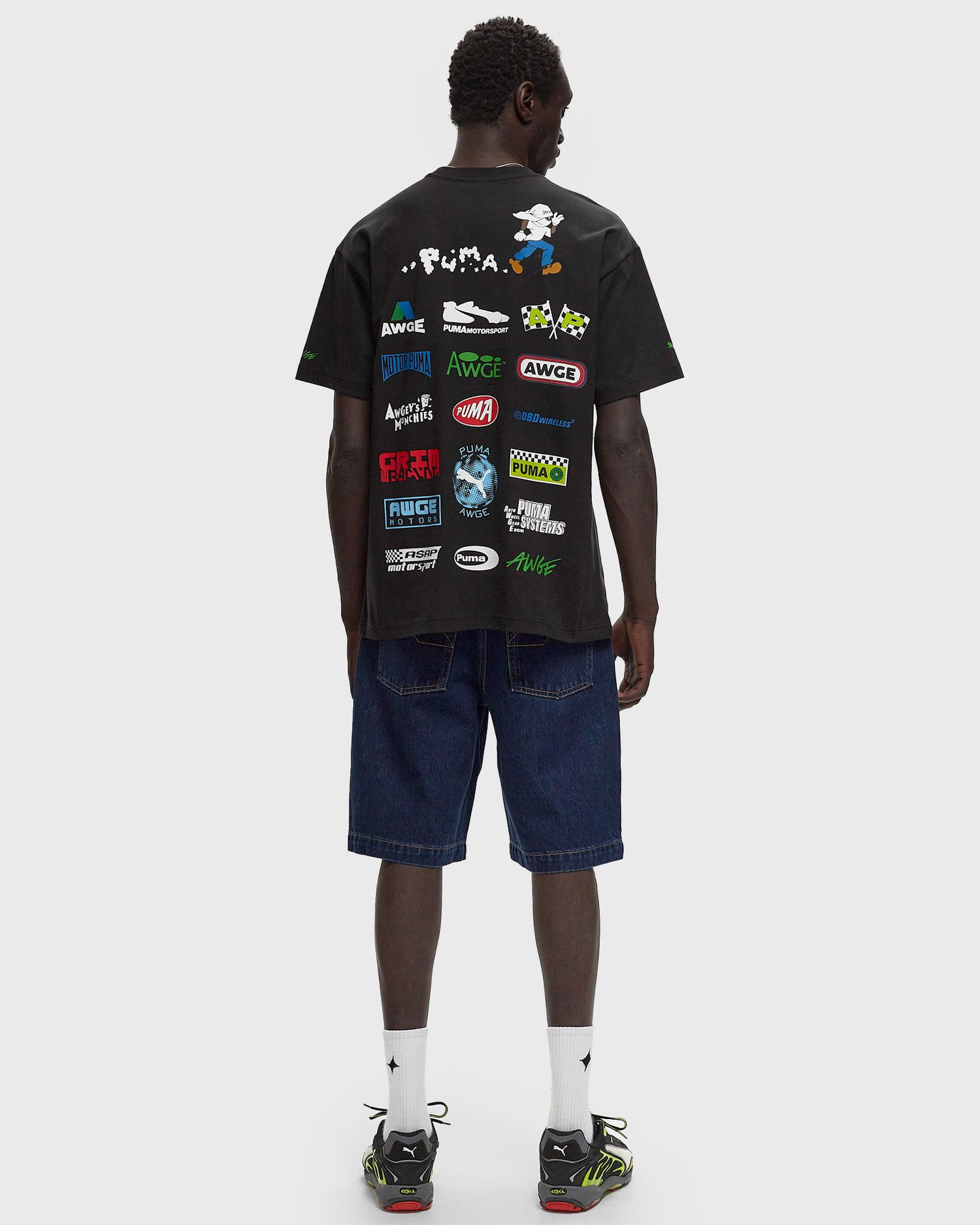 Тениска Puma Pocket Tee with Graphic Print Черно | 632012-01, 1