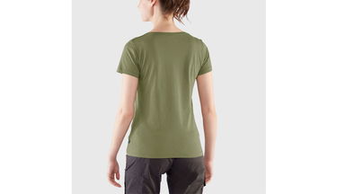Тениска FJÄLLRÄVEN Övik T-Shirt Зелено | F83525-620, 4