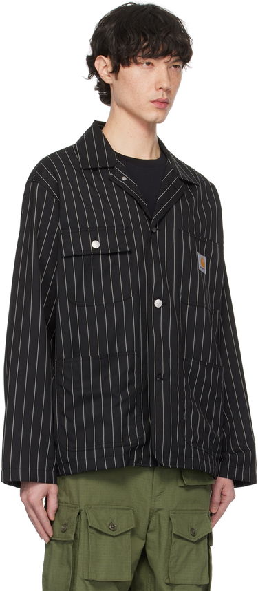 Яке Carhartt WIP Work In Progress Seaton Pinstriped Blazer Черно | I034437, 1