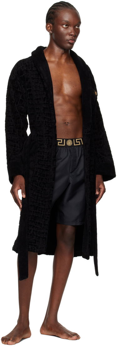 Пижама Versace Icon Pattern Robe Черно | ZACJ00008_1A11960, 3