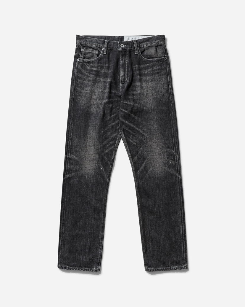 Дънки Neighborhood Washed Denim DP Mid Pants Черно | 242XBNH-PTM06 BK