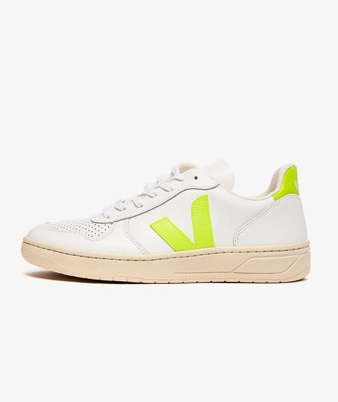 Кецове и обувки Veja V-10 Leather Бяло | VX022086, 0