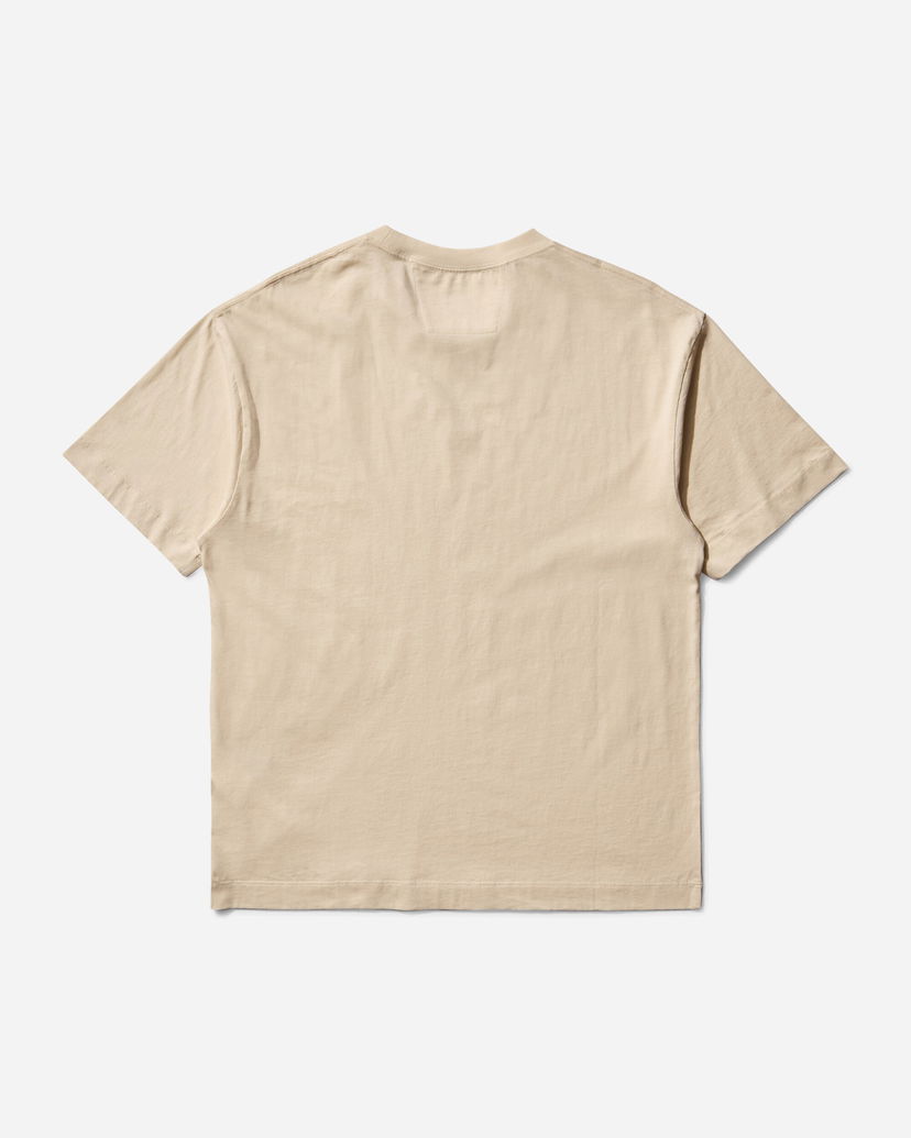 Тениска C.P. Company 30/1 Jersey Graphic T-Shirt Бежово | 19CMTS105A-005100W 402