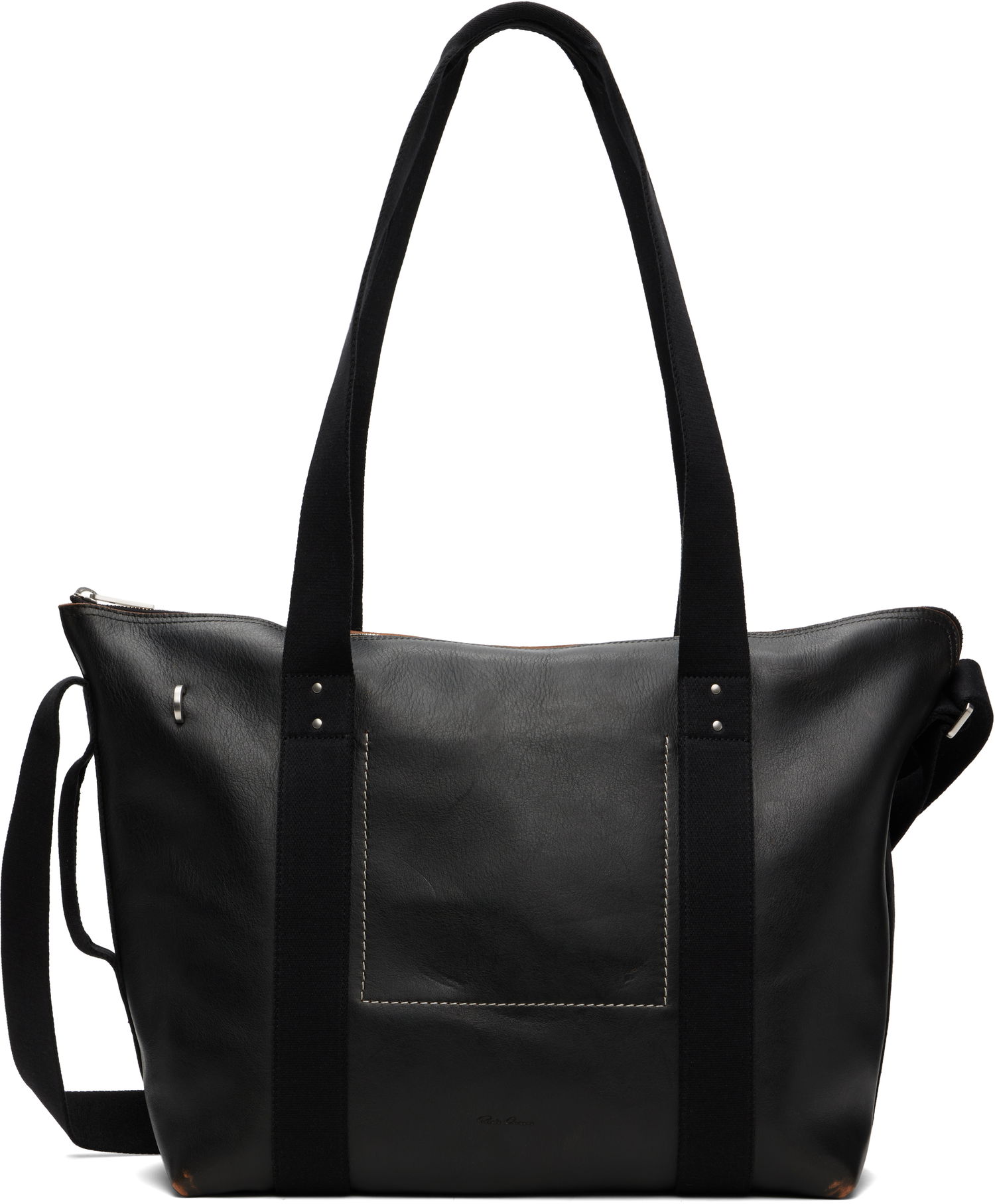 Голяма пазарска чанта Rick Owens Rick Owens Concordians Trolley Tote Черно | RA02E0761 LGET, 0