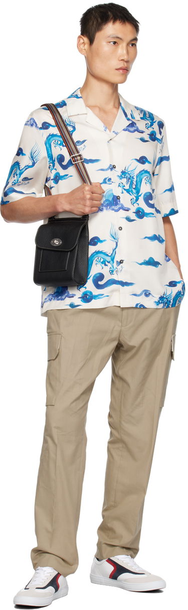 Риза Paul Smith Paul Smith Dragon Print Regular Shirt Бяло | M1R-905U-L02132-01, 3