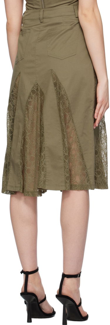 Пола Miaou Miaou Anita Lace Midi Skirt Зелено | 4058SPSHUN, 2