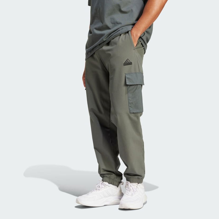 Карго панталони adidas Performance Sportswear City Escape Premium Cargo Pants Зелено | IN3699