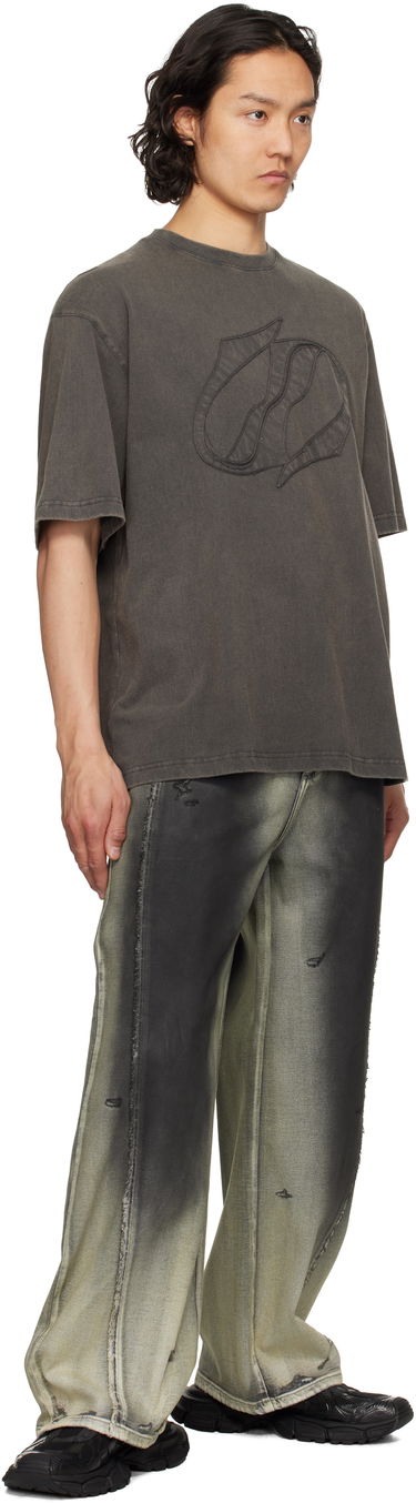 Тениска We11done We11done Selldone Patch T-Shirt Сиво | WD-TT1-25-757-U-CH, 3