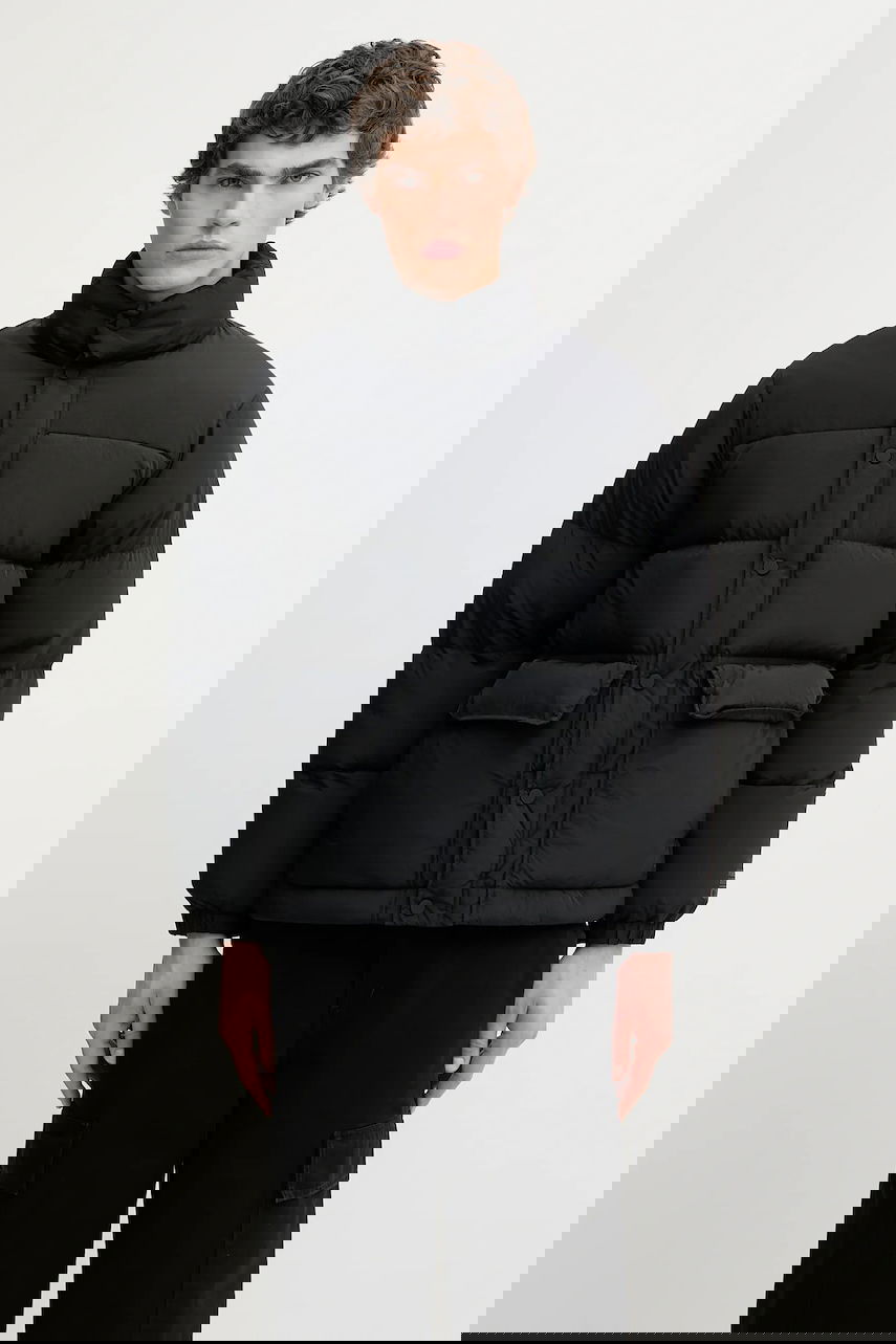 Пухо яке MAISON KITSUNÉ Maison Kitsuné Oversize Quilted Puffer Черно | PM02230WQ4070, 0