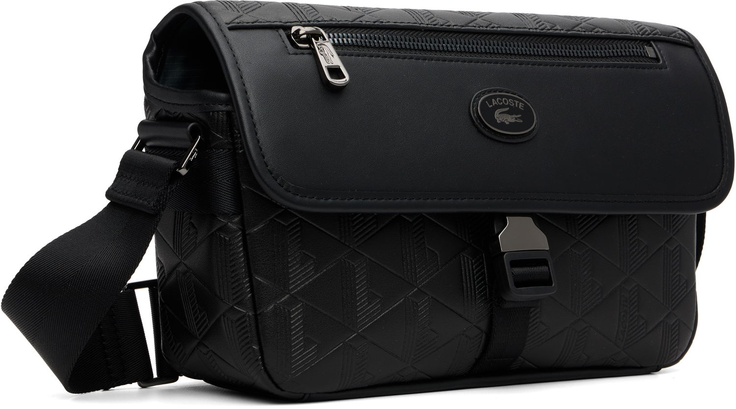 Чанта през рамо Lacoste Lacoste Nomogramme S Flap Bag Черно | NH5062MR_000, 1