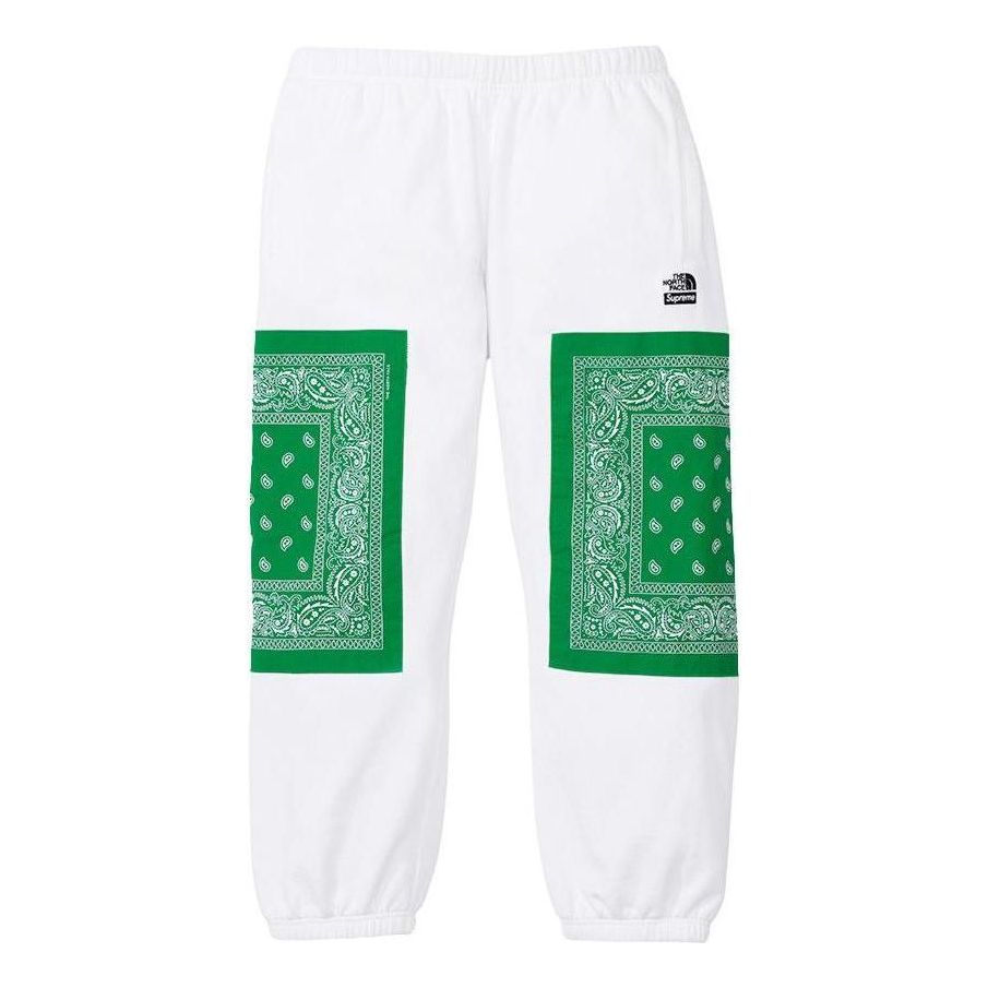Спортни панталони Supreme Supreme x The North Face Bandana Sweatpants Бяло | SUP-SS22-865, 0