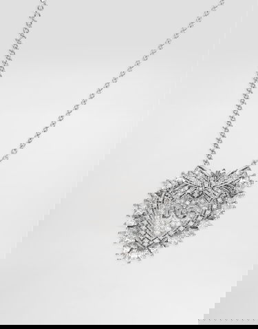 Колие Dolce & Gabbana Dolce & Gabbana Devotion 18K White Gold Diamond Heart Pendant Necklace Металик | WNND1KWWH0180001, 1