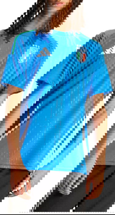 Фланелка adidas Originals FIGC H JSY 2024 Синьо | in0657, 0