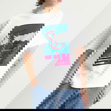 Тениска By Parra Smoke Chair T-Shirt Бяло | 53500-WHT, 2