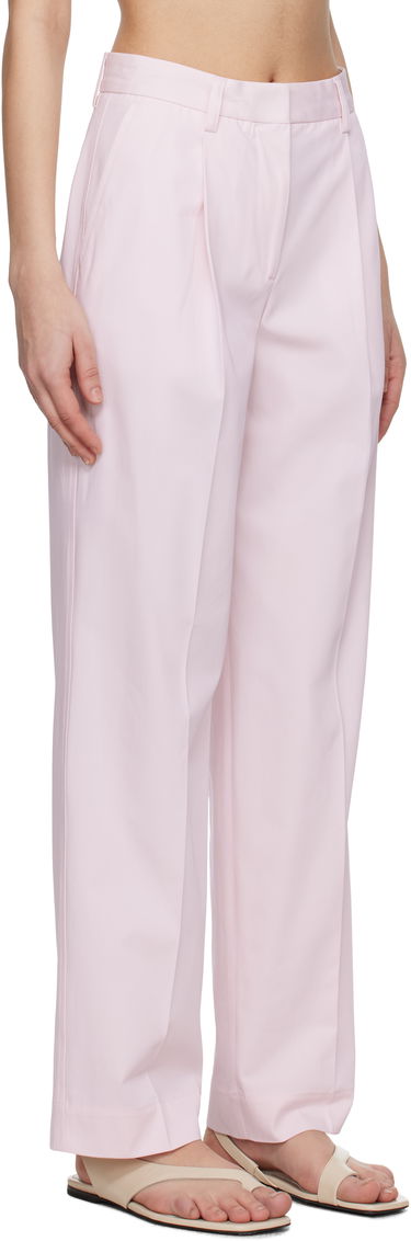 Панталони TOTEME TOTEME Slanted Pocket Trousers Розово | 252-WRB0246-FB0379, 1