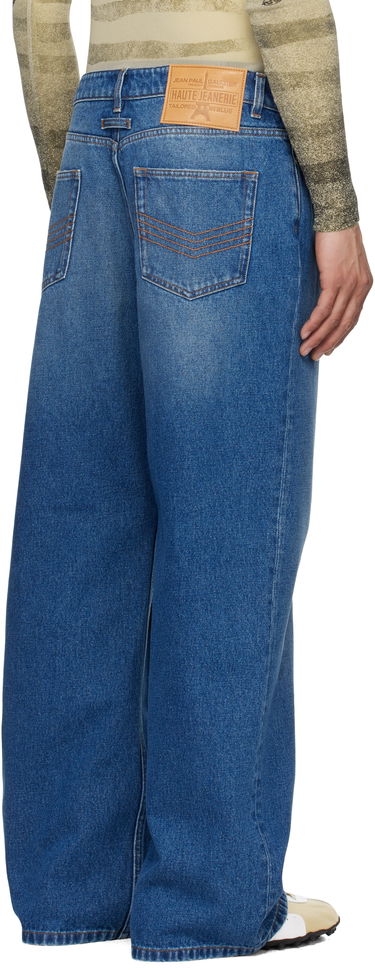 Дънки Jean Paul Gaultier Jean Paul Gaultier Buttoned Denim Jeans Синьо | 25/34-F-JE175-D013-57, 2