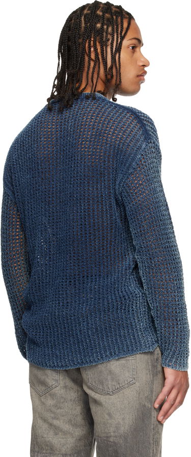 Пуловер Diesel K-Redros Sheer Knit Crewneck Sweater Синьо | A19202-0CBDP-8AT, 2