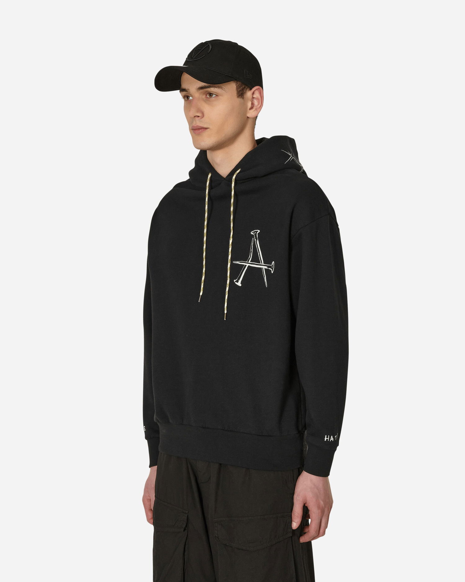 Суитчър Aries Bad Friday Hooded Sweatshirt Черно | STAR20014 BLK, 1