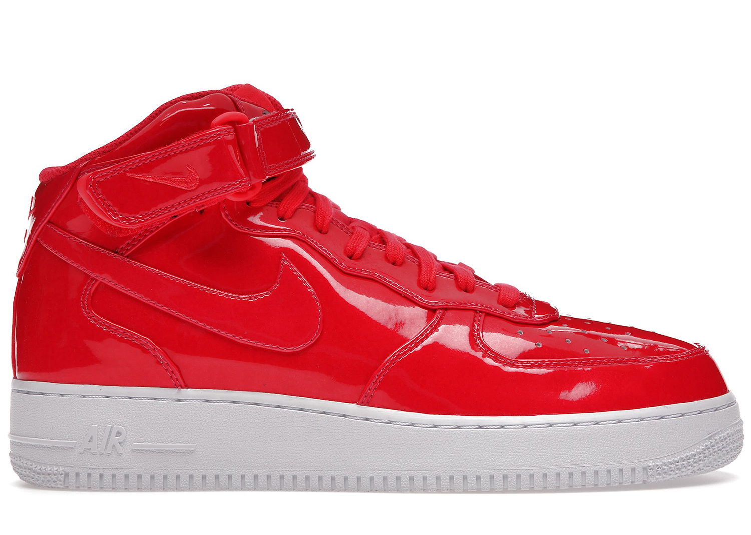 Кецове и обувки Nike Air Force 1 Mid Ultraviolet Siren Red Червено | AO0702-600, 0