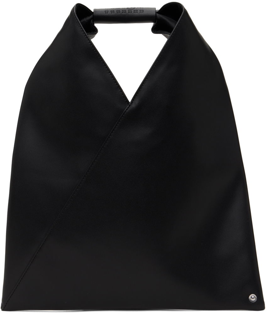 Голяма пазарска чанта Maison Margiela MM6 Small Triangle Tote Bag Черно | S54WD0043 P6444, 0