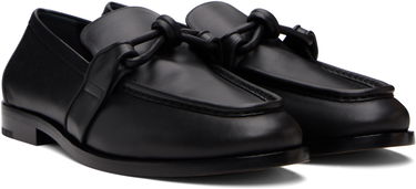 Кецове и обувки Bottega Veneta Bottega Veneta Astaire Knotted Leather Loafers Черно | 796445V5DZ01000, 3