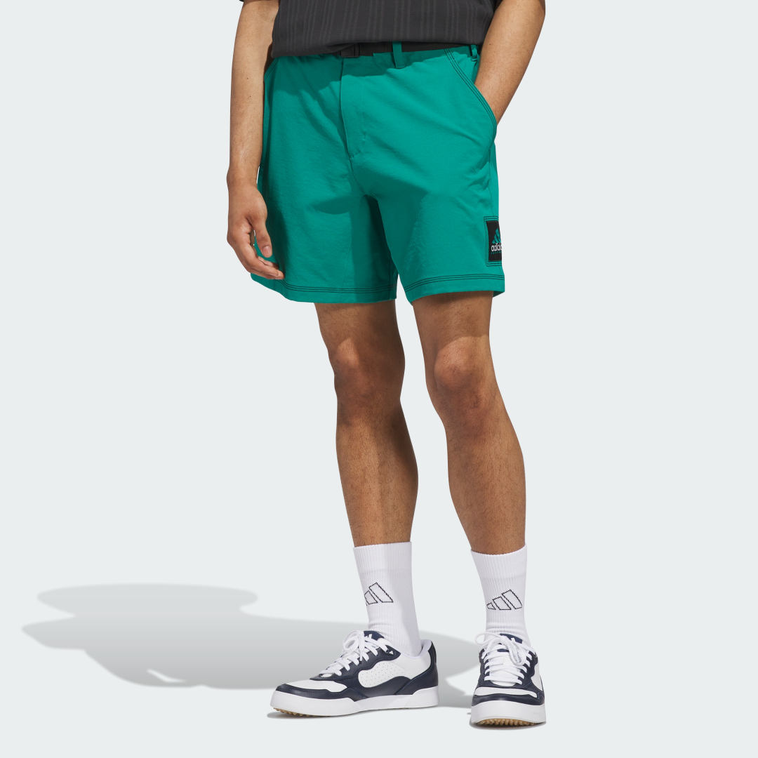 Къси панталони adidas Performance Equipment Woven Belted Shorts Тюркоазено | JW9879, 0