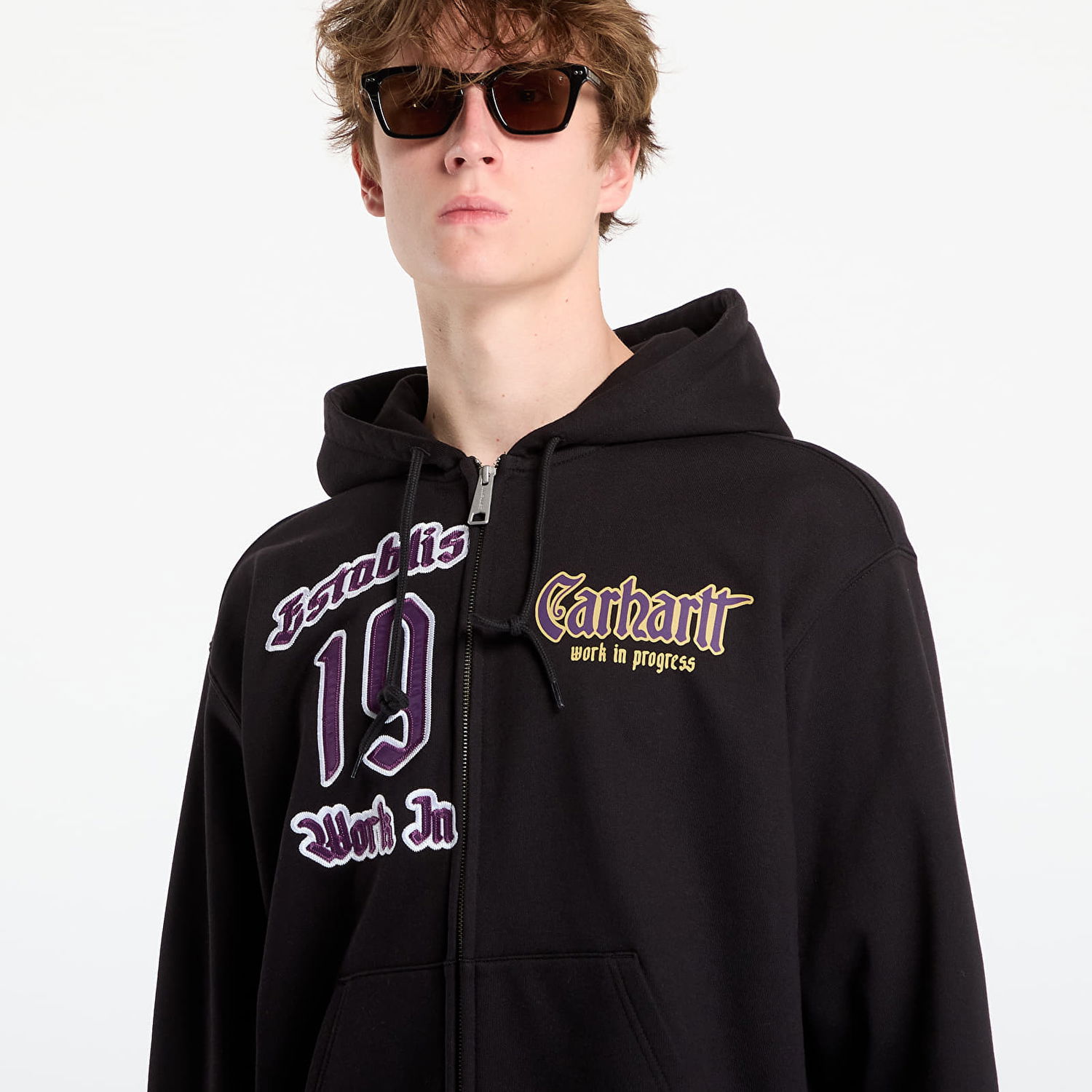 Суитчър Carhartt WIP Sweatshirt Hooded Dual Sweat Jacket UNISEX Черно | I035611.89XX, 1