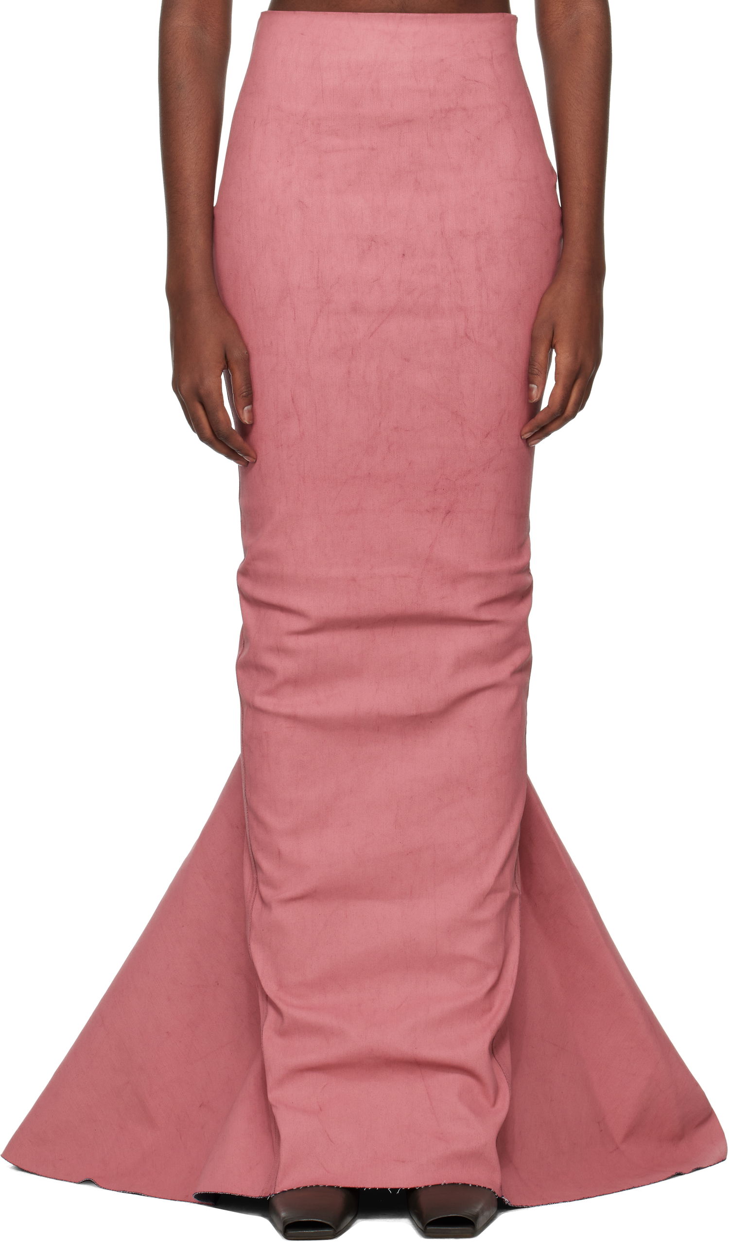 Пола Rick Owens Maxi Skirt Розово | RO02D3386 SMT, 0