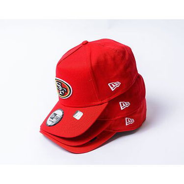 Шапка с козирка New Era 9FORTY A-Frame San Francisco 49ers Adjustable Hat Червено | 60565495, 4