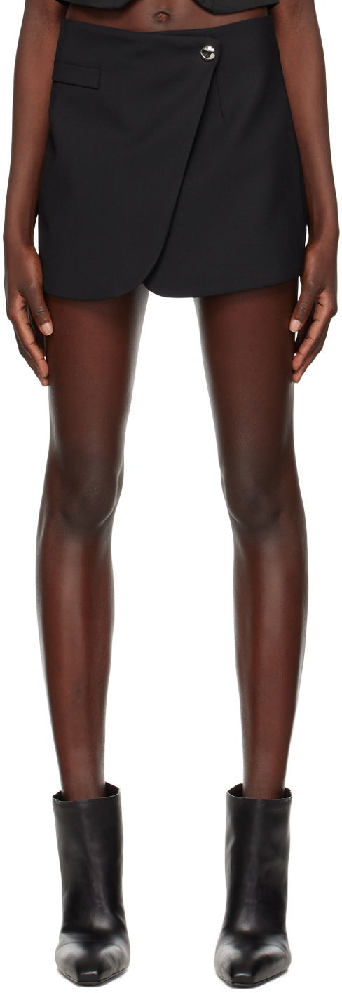 Пола Coperni Coperni Tailored Wrap Miniskirt Черно | COPJ24106, 0