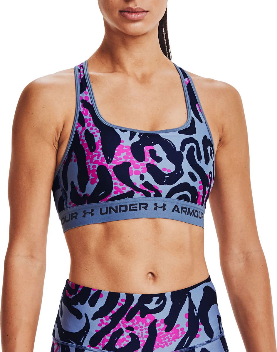 Сутиен Under Armour Crossback Mid Print Bra Многоцветен | 1361042-470, 0