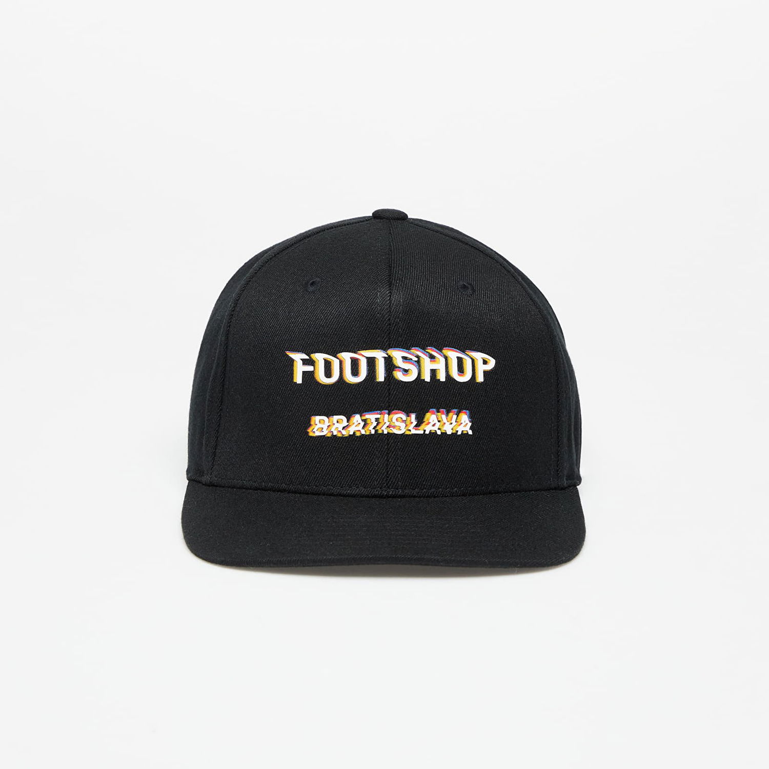 Шапка с козирка Footshop Opening Flat Черно | FTSHP_268, 0