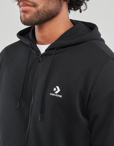 Суитчър Converse GO-TO EMBROIDERED STAR CHEVRON FULL-ZIP HOODIE Черно | 10024511-A01, 4