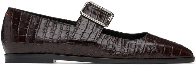 Aeyde Sunny Buckle Ballerina Flats