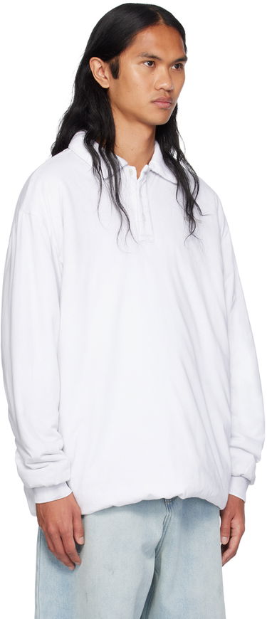 Поло тениска We11done Padded Logo Polo Бяло | WD-TT2-24-739-U-WH, 1