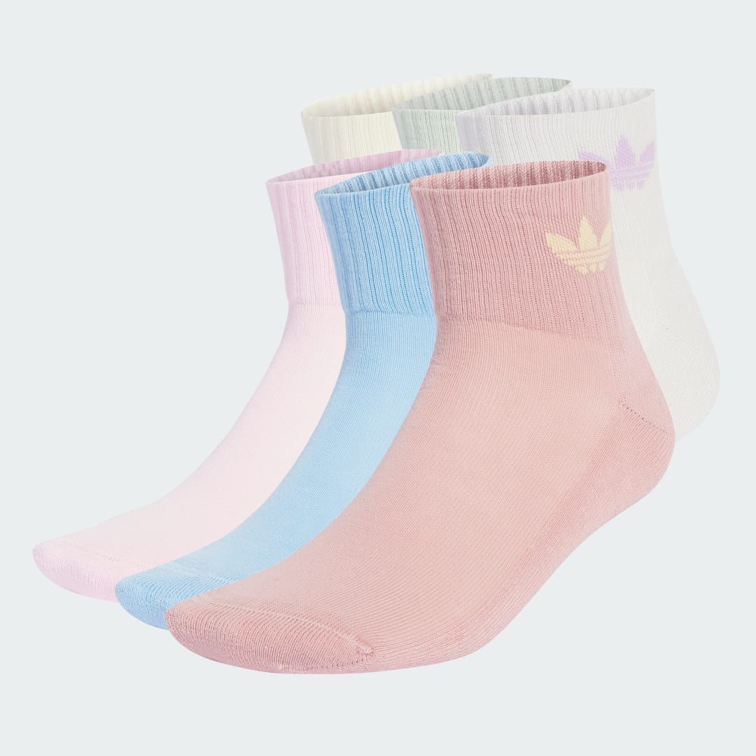 Чорапи adidas Performance Mid Ankle Socks - 6 Pairs Розово | JV8602, 0