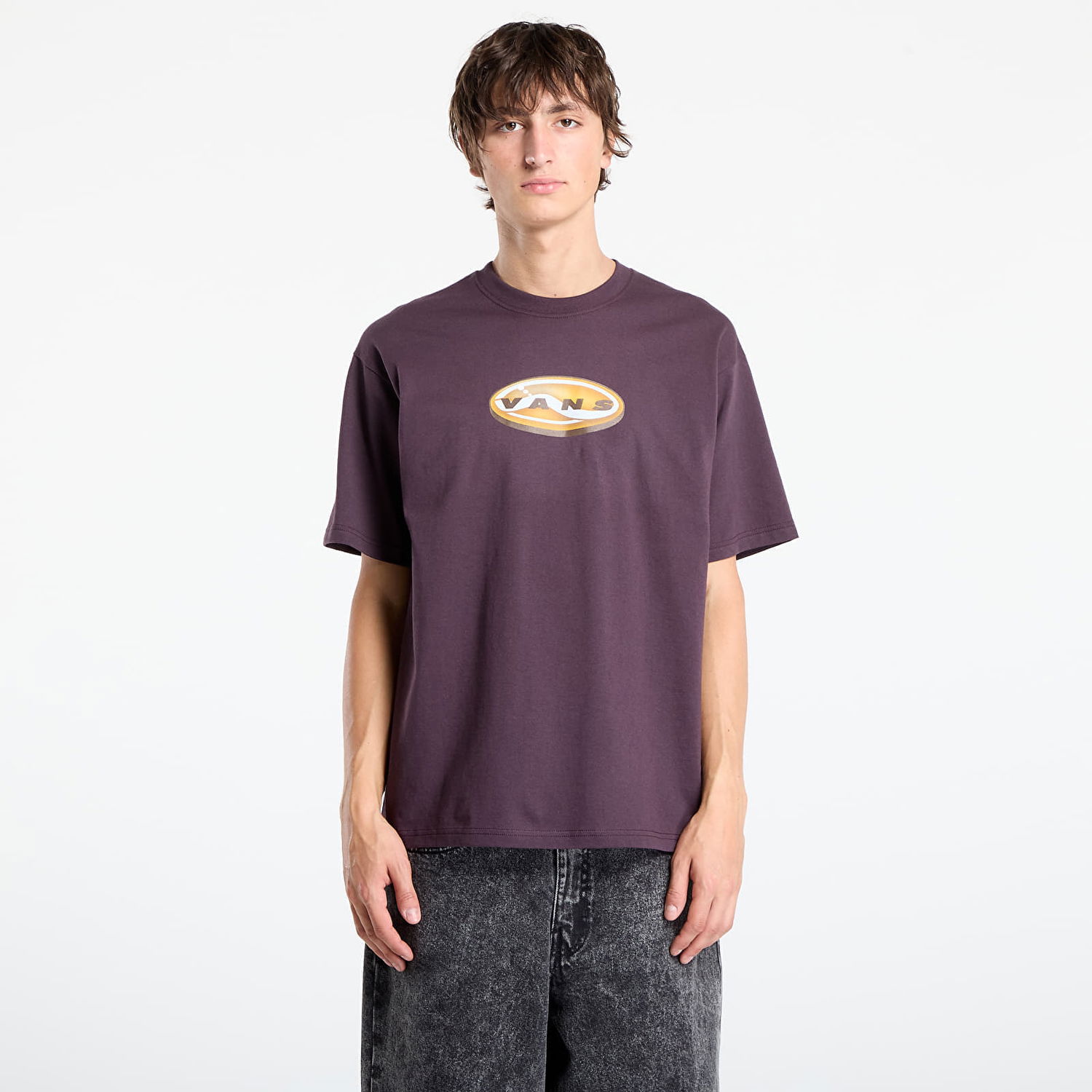 Тениска Vans 3D Retroval Short Sleeve Tee Бургунди | VN000PBXEMS1, 0